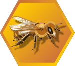 Logo des Internetportals: Honigbiene & Imker 